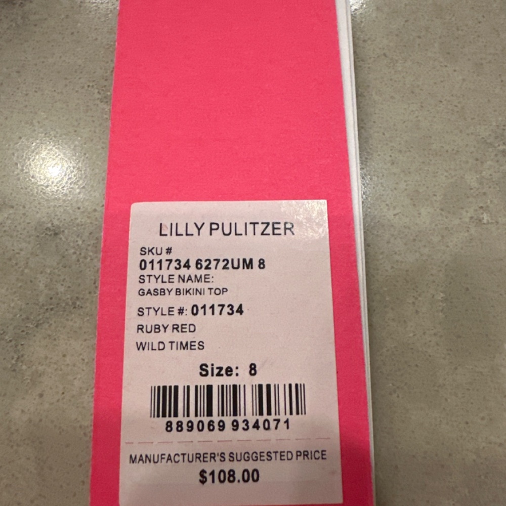 Lilly Pulitzer High waisted 2 pc Swim Suit - Picture 4 of 4